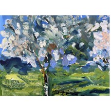 “Spring Ukrainian Orchard” – Original Oil Painting by Marina Stognieva “Spring Ukrainian Orchard” – Original Oil Painting by Marina Stognieva